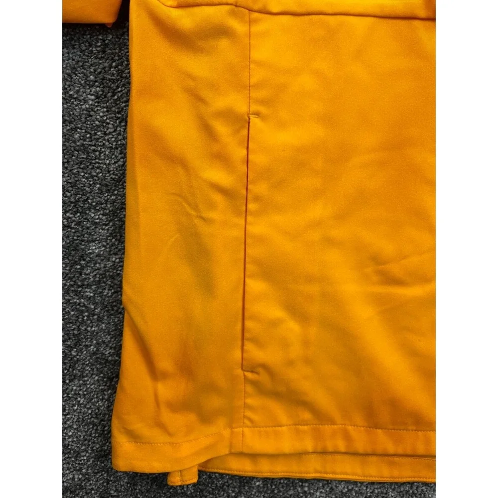 Adidas Jacket Mens Medium Collegiate Game Mode Long‎ Sleeve Quarter Zip Yellow
